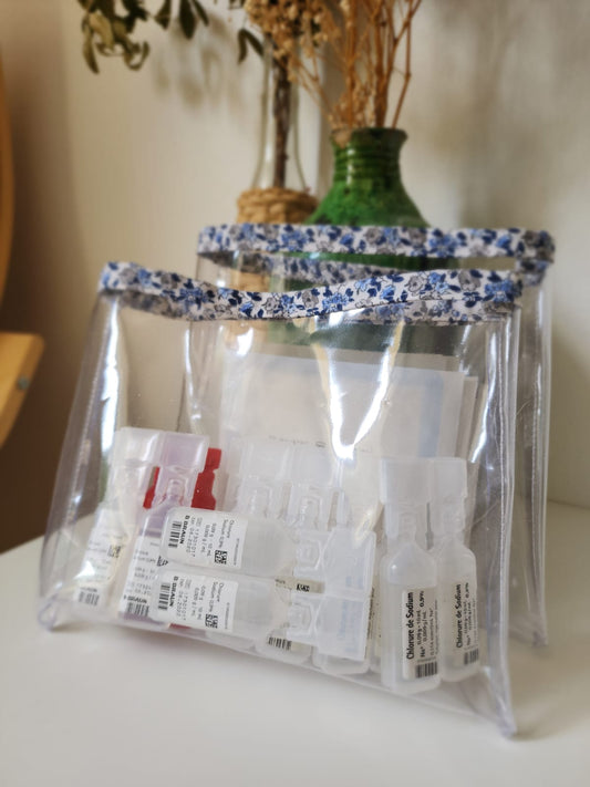 Lot de 5 pochettes organisatrices de sac