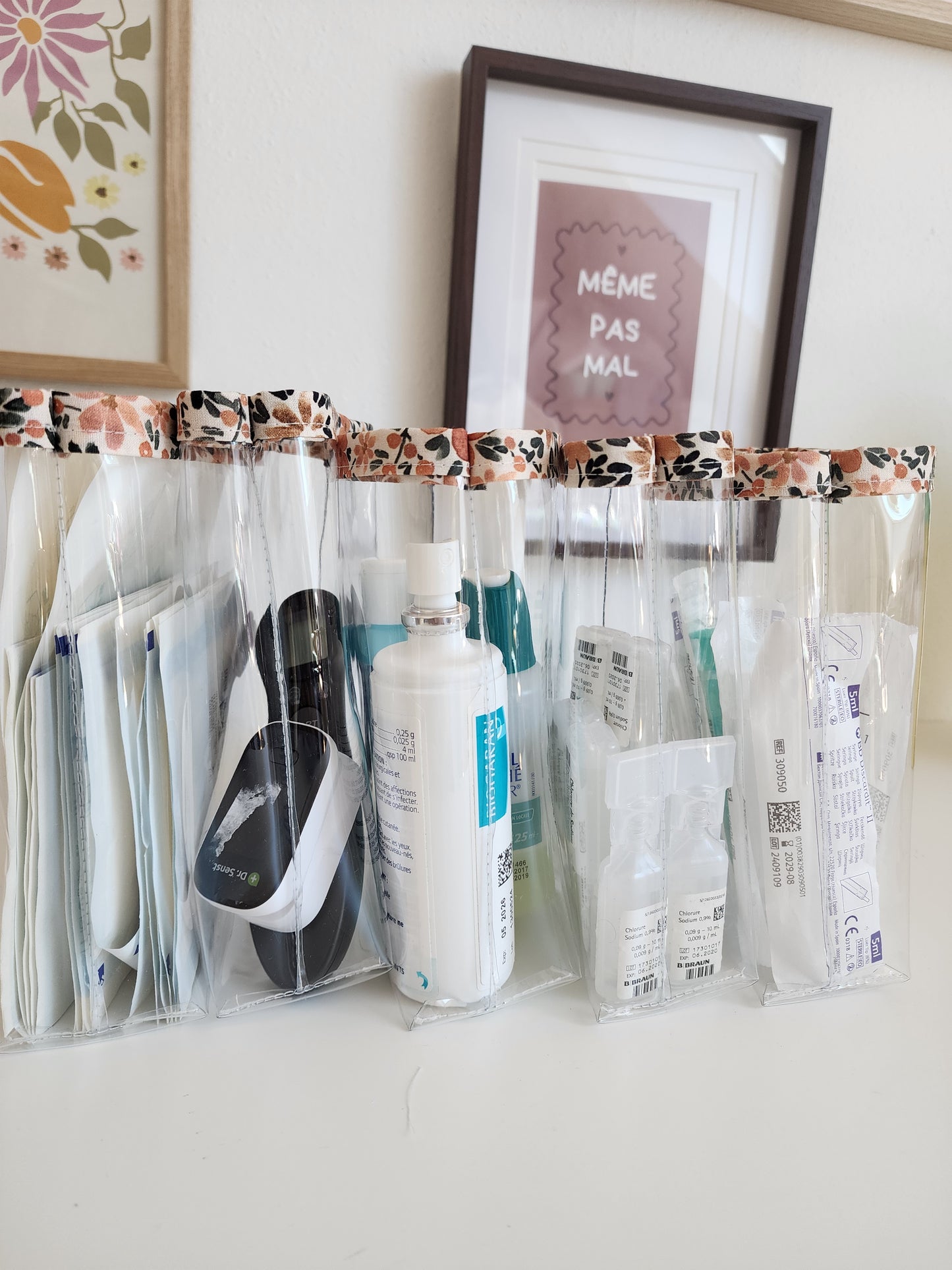 Lot de 5 pochettes organisatrices de sac